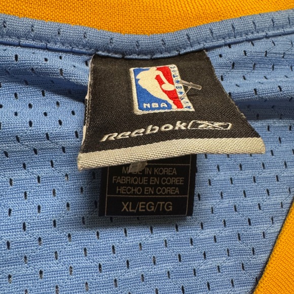 VTG NBA Reebok Carmelo Anthony #15 Denver Nuggets Jersey Men's XL Mesh - Picture 3 of 9